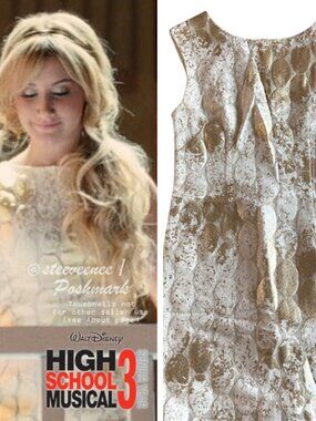 Gold & Cream Retro Dress ASO Sharpay Evans